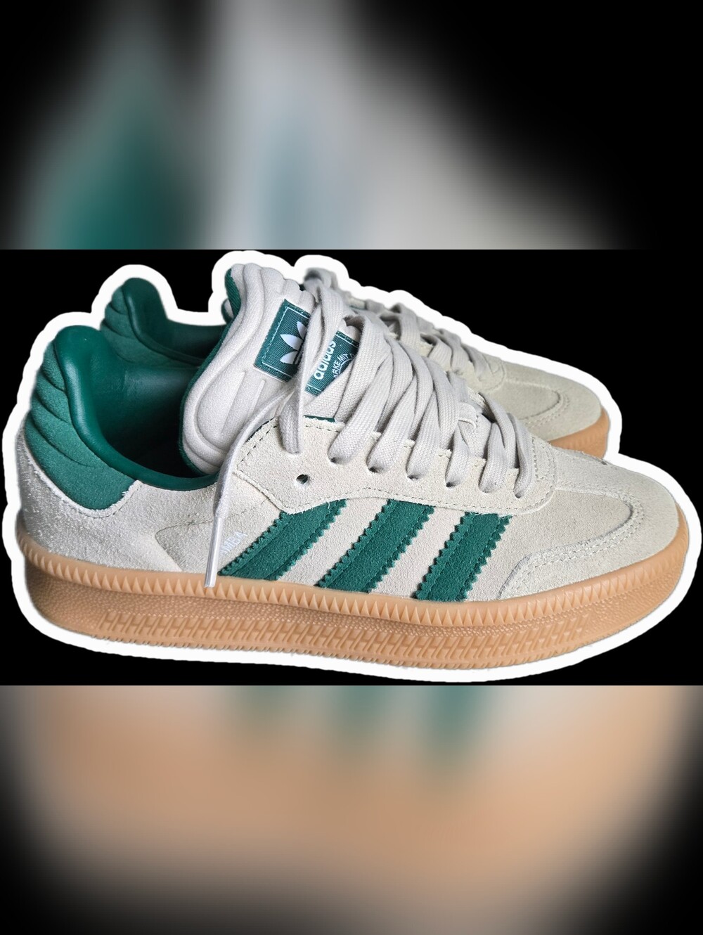 NIB Adidas Originals Samba XLG Suede Sneakers size Y4.5/W6 - Picture 9 of 12
